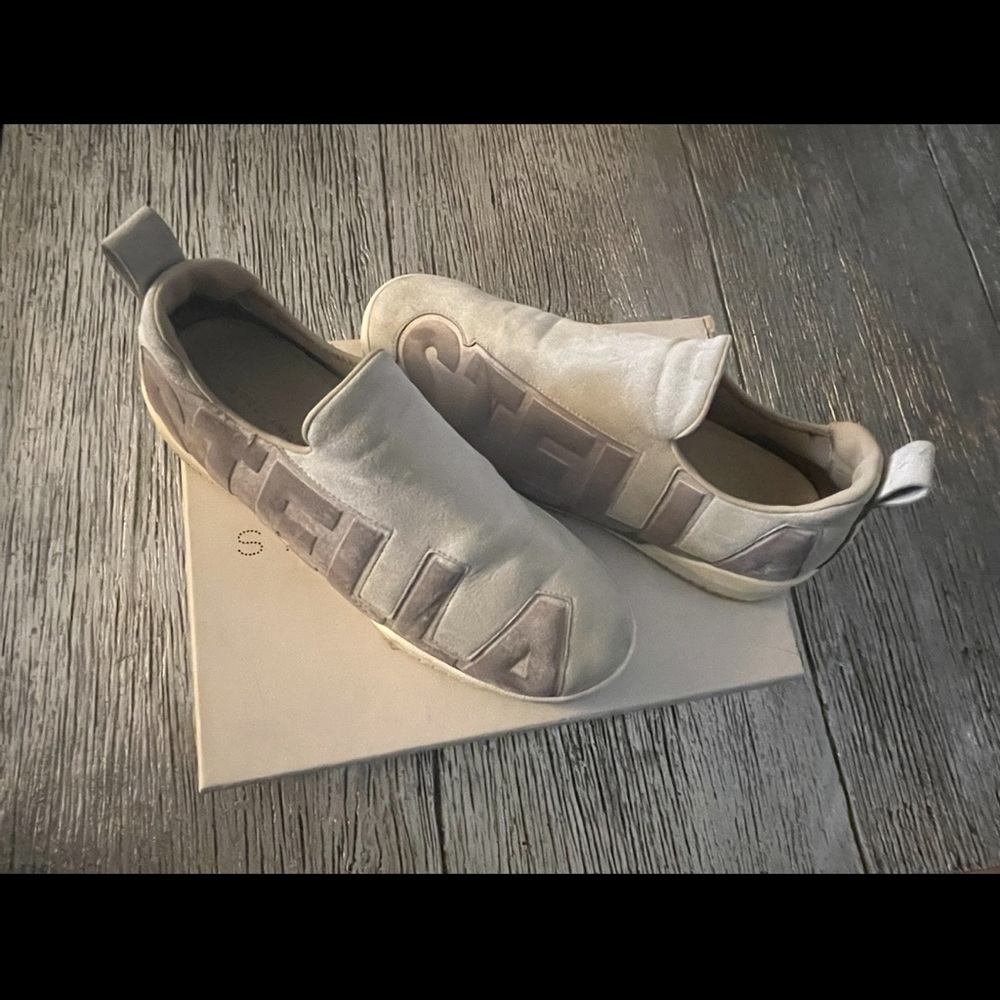 Stella McCartney Cream Slip-On Men's Sneakers